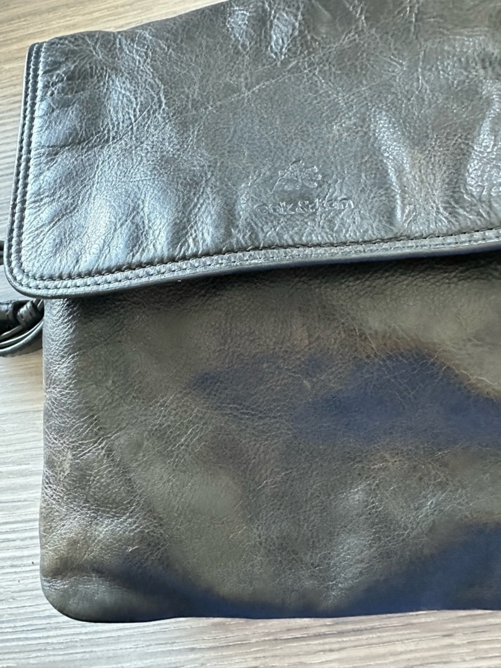 Black Leather Crossbody Bag - Picture 11 of 14